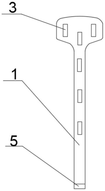 一种直插式复合弹性轨端片的制作方法