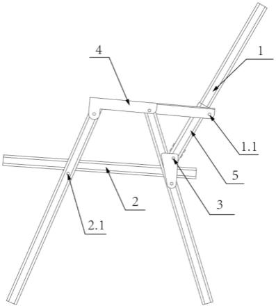 折叠椅伸缩结构及户外折叠椅的制作方法