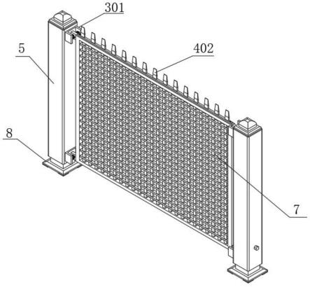一种高度伸缩锌钢围栏的制作方法