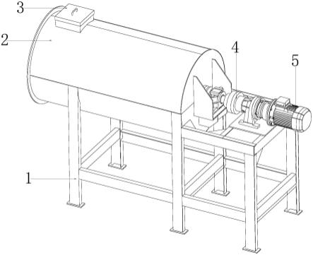 一种水产预混料加工用卧式双螺带混合机的制作方法