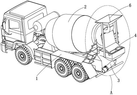 混凝土運輸罐車防遺撒裝置的製作方法