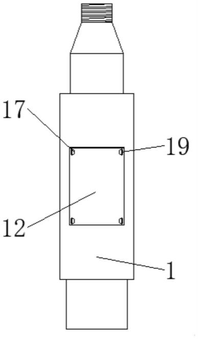 一种变直径稳定器通孔压力变化结构的制作方法