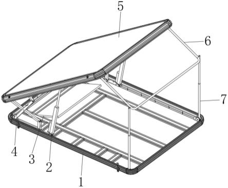 自制车顶帐篷折叠架图片
