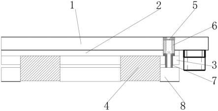 一种用于金属极板精密裁切模具卸料弹簧安装结构的制作方法