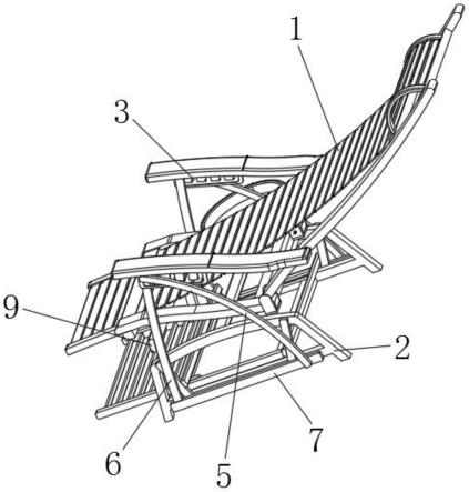 一种新型摆臂结构的摇摆椅的制作方法