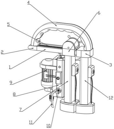 一种建筑工地用钢结构磁力钻的制作方法