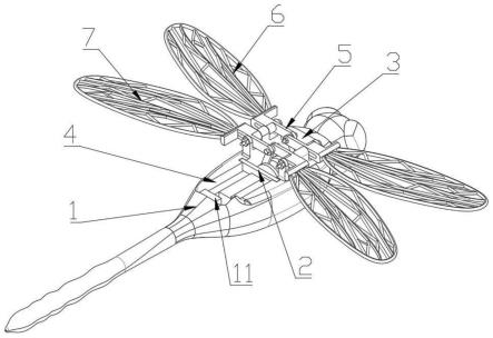 一种仿生蜻蜓机器人