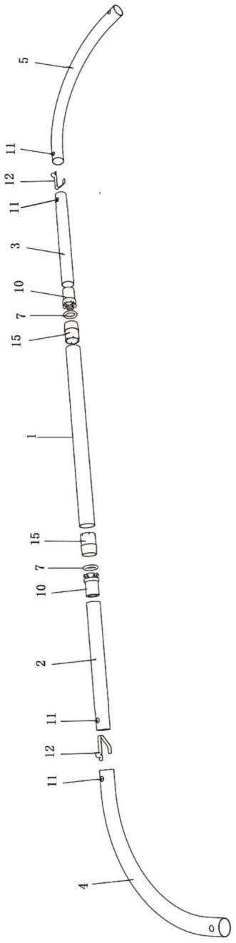 一种U型伸缩杆的制作方法