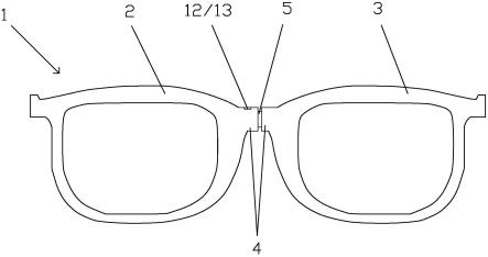 一种可对镜片间距进行调节的眼镜的制作方法