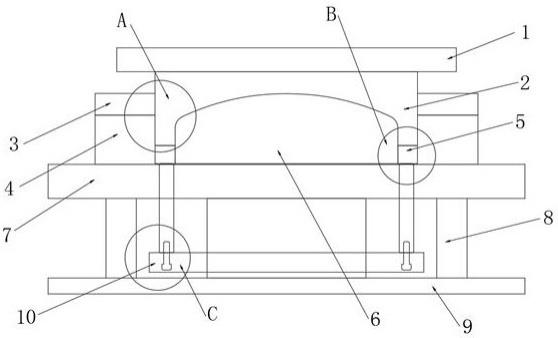 一种卡车消声器锥体类复合成型模具结构的制作方法