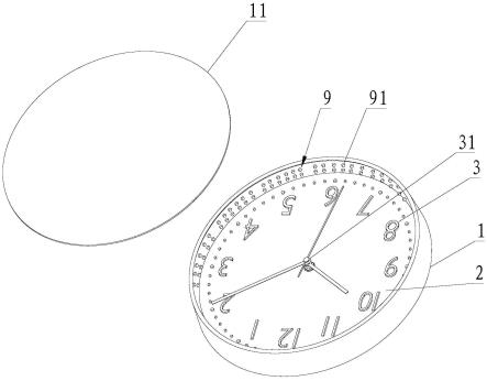 一種帶聲控發(fā)光的節(jié)能鐘表的制作方法