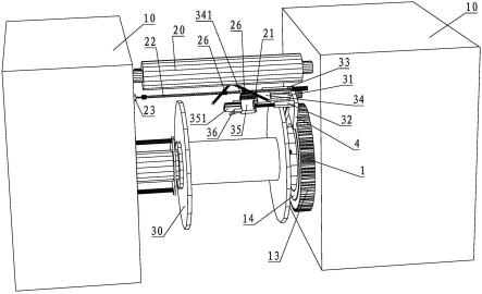 一种弹力丝整经机头盘头自动打结和绕纱系统的制作方法