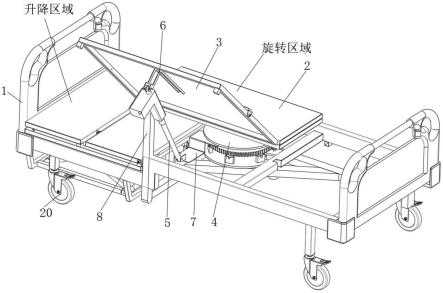 护理床与护理椅的对接结构的制作方法
