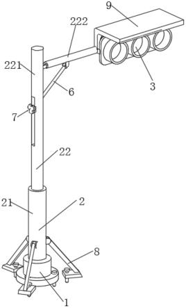 一种交通用信号灯杆结构的制作方法