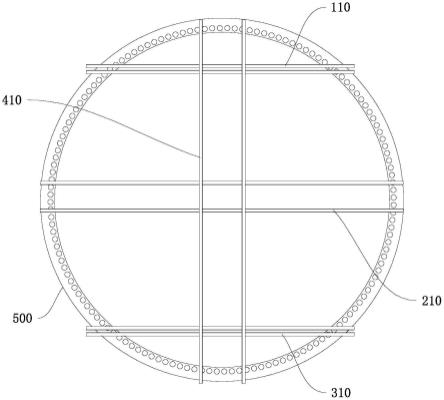 一种大直径钢管的防变形内部支架的制作方法