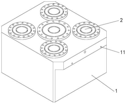 一种五液压柱压合机的制作方法