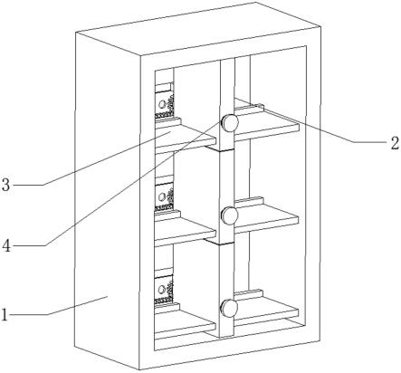 一种可调节内部空间的厨具柜的制作方法