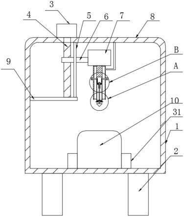 一种开关状态指示仪外壳开孔装置的制作方法