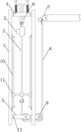 高层建筑施工电梯与爬架整体提升装置的制作方法