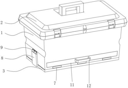 一种电网勘察用工具箱的制作方法