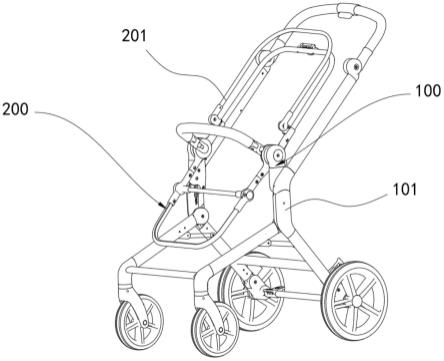 一种可折叠收纳的婴儿车的制作方法