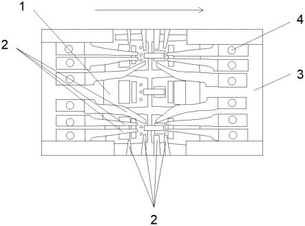 光伏二极管模块引线框架楔焊压紧装置的制作方法