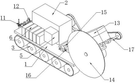 履带自走式路面绳锯切割一体机的制作方法