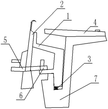 一种经编机用槽针针芯下降式缺压编织机构的制作方法