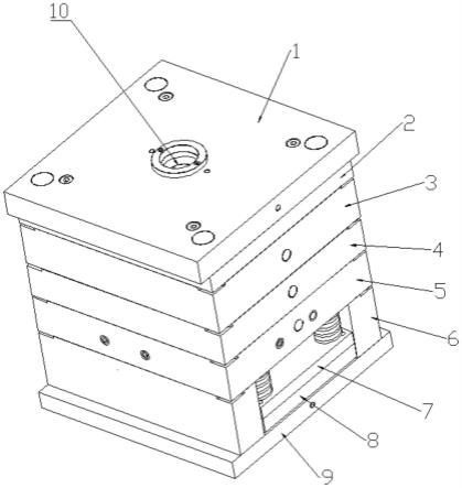 一种文具盒制作用注塑模具的制作方法