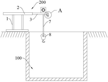 一种电梯井施工安装装置的制作方法