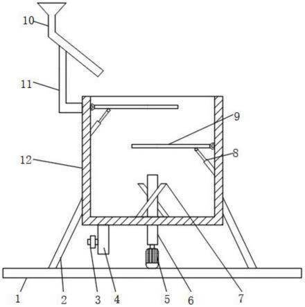 一种烧结砖生产用建筑废料搅拌设备的制作方法