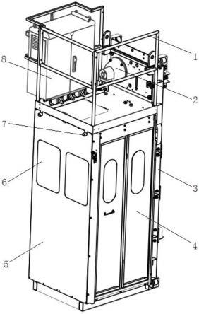 一种载人施工升降机装配式吊笼的制作方法