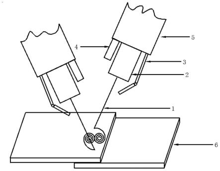 一种激光双光束双螺旋点焊方法