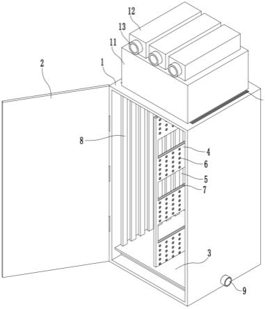 一种具有循环散热功能计算机网络控制柜的制作方法