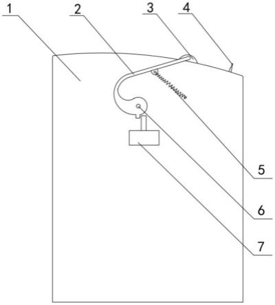 一种自闭合带锁止门体的卧式展示柜的制作方法