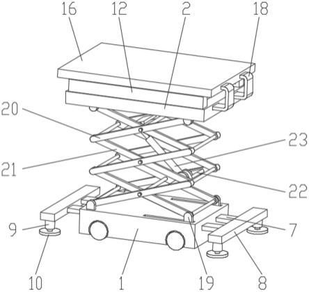 钢构建筑屋面板高架自动运输车的制作方法