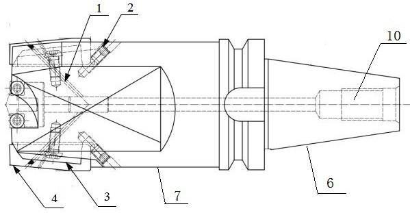 球铁保持架镗孔加工刀具的制作方法