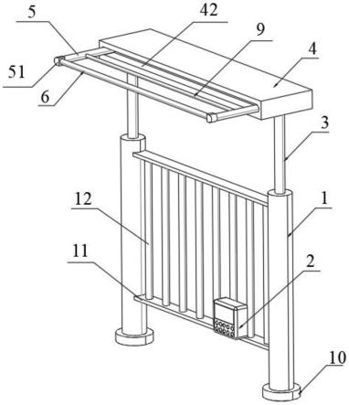 一种建筑装饰用防护栏的制作方法