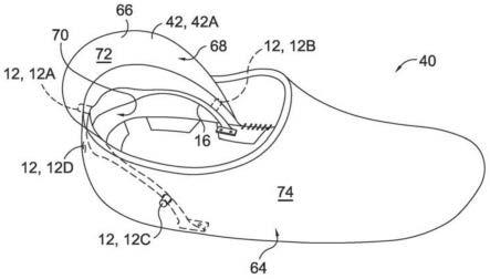 具有定位销的足跟结构和制造鞋类制品的方法与流程