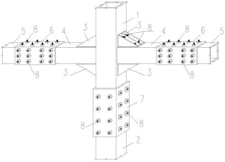 可拆卸装配式钢管结构连接节点的制作方法
