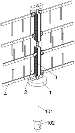 一种具有升降结构的水利工程用栅栏的制作方法
