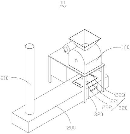 冻干红树梅无尘粉碎装置的制作方法