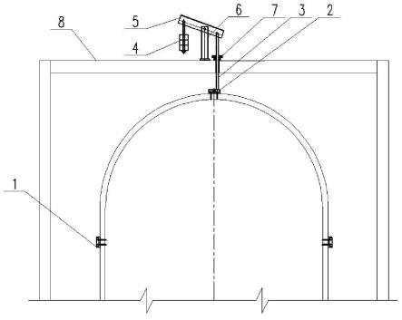 一种工业炉管排顶部悬吊装置的制作方法