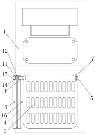 一种教务信息管理系统用数据服务器柜的制作方法