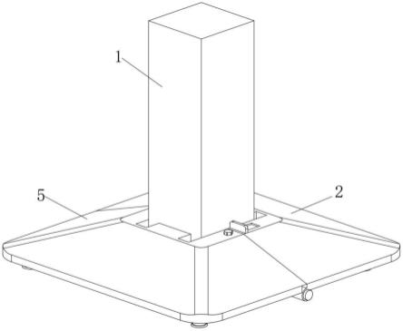一种可折叠式麻将机底座的制作方法
