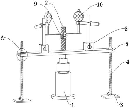一种锚杆拉拔试验的位移观测装置的制作方法