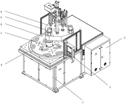 一种带有运水接气装置的转盘机的制作方法