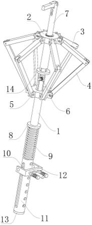 一种爬山用登山杖的制作方法