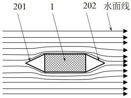 一种沉管隧道管节拖航减阻装置及其施工方法与流程