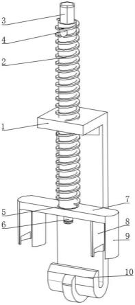 闸瓦托复原弹簧拆装工装的制作方法